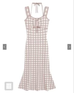 【GRL】 キャミソールニットワンピース ピンクのサムネイル