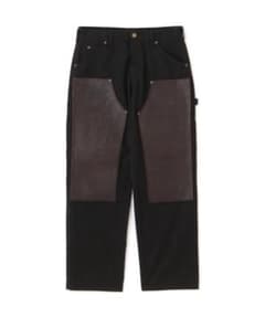 ショット×ディッキーズ レザー コンビ ダブルニー パンツ 34 - メルカリ