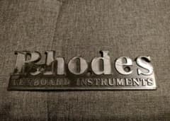 Rhodes Piano Logo plate ローズ・ピアノ ロゴプレートのサムネイル