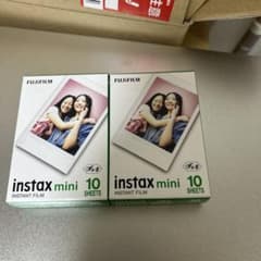 FUJIFILM instax mini チェキ フィルム 10枚入 2箱セットのサムネイル