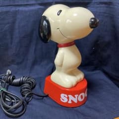 80s Retro Antique Snoopy Figurine Telephone (Tamura Electric Works)