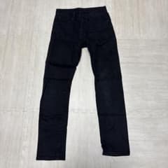 UNIQLO JEANS ブラック デニム パンツ 28インチのサムネイル