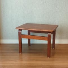 木製　サイドテーブル　ナイトテーブル　曲げ木　スクエア　座卓 木製 サイドテーブル ナイトテーブル 曲げ木 スクエア 座卓 - メルカリ