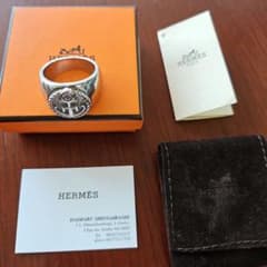 HERMES エルメス　アンカー リング　カレッジ　60 約20号 HERMES エルメス アンカー リング カレッジ 60 約20号 - メルカリ