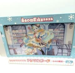 SNOW MIKU 2026 아크릴 보드 하츠네 미쿠 GiGO 한정