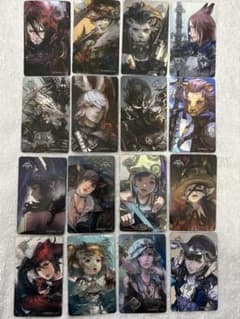 FF14 FFXIV エオルゼアカフェ 大阪 ジョブマグネットシート 16セット