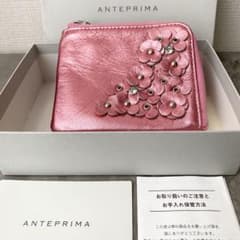 未使用 ANTEPRIMA アンテプリマ マッツェット 二つ折り財布 ピンク