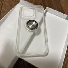 iPhone15 pro 用　ソフトカバー　リング付きのサムネイル