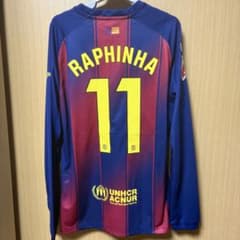 FCバルセロナ 25-26 ホーム 長袖 ユニフォーム No.11 ハフィーニャ