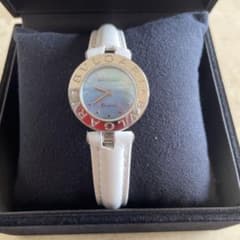 BVLGARI ビーゼロワンBZ22S シェル文字盤ブルー - メルカリ