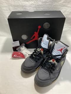 新品Off-White × Nike Air Jordan 5トラヴィス - メルカリ