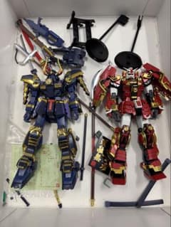 MG 真武者頑駄無 戦国の陣＋武者ガンダムMk-II セット ジャンク 完成品 MG 真武者頑駄無 戦国の陣＋武者ガンダムMk-II セット ジャンク 完成品