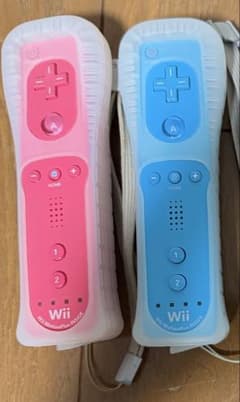 Wiiリモコン モーションプラス ピンク 青のサムネイル