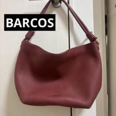 BARCOS バルコス 本革 ショルダーバッグ 赤のサムネイル