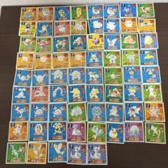 まとめ売り】アマダ ポケモン 最強シール列伝 初代69枚 エラーシール