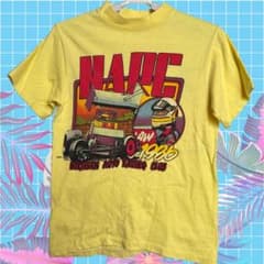 Hanes BEEFY-T イエロー Tシャツ USA製 シングルステッチのサムネイル
