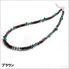 BONDS&PEACE シェルアンドターコイズシルバーネックレスのサムネイル