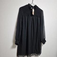 新品☆ SALON,Pixie Heart☆レース チュニック ワンピース　黒