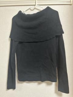 AZUL by moussy オフショルダー 長袖ニットのサムネイル