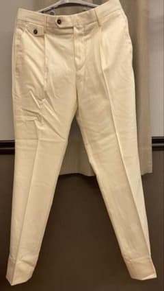 極美品 PT TORINO GENTLEMAN FITウール スラックス 46白のサムネイル