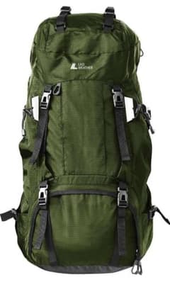 Hiking Backpack, Large Capacity 60L, Teflon Coated for Water and Stain Resistance (Rucksack #12)