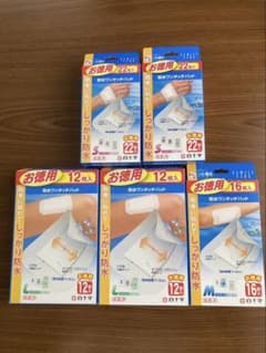 FC防水ワンステップバンドエイド 12枚入・16枚入・22枚入　5つセットのサムネイル