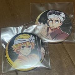 鬼滅の刃 ufotable 阿波おどり2025 缶バッジ 善逸 悲鳴嶼行冥