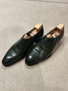 ガジアーノガーリングDECO ダークグリーン スリッポン8.5E - メルカリ