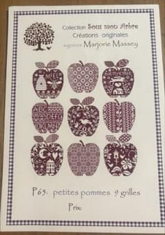 クロスステッチ図案　Marjorie Massey りんごのサムネイル