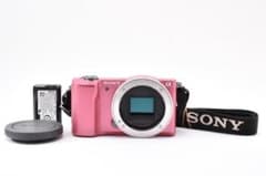 SONY α5000 ボディ ピンク ILCE-5000 - メルカリ