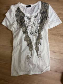 M.K.R 半袖Tシャツ 羽モチーフ　y2kパンク十字架フリル　グランジのサムネイル
