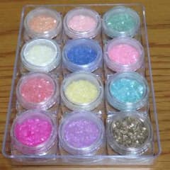 クラッシュシェルパウダー 12色セットのサムネイル