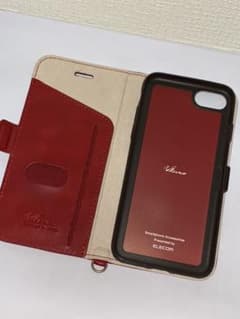 値下げ❗️iPhone7対応 ケース 手帳型 ソフトレザーカバー 磁石タイプのサムネイル