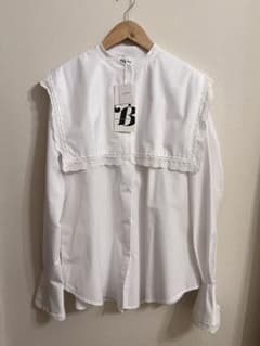 ♡Bibiy LUCIA COLLAR BLOUSE ブラウス ホワイト F♡ - メルカリ