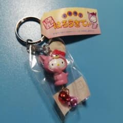 2003年 サンリオ ハローキティ ご当地 ツイン鈴キーホルダー 奈良限定