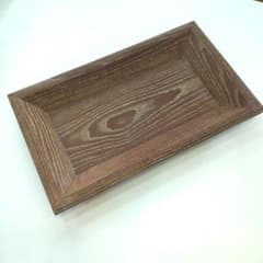 桑香盆 未使用品 約37x22cm 長盆 香道具 聞香 茶道 天然木 トレイ