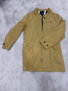 FREDPERRY ユニオンジャック ハリントンマックコート ベージュ XL