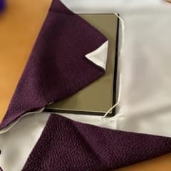 紫色 シンプル 袱紗(ふくさ)のサムネイル