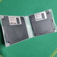 SONY 3.5インチ フロッピーディスク MFD-2HD 2枚セットのサムネイル