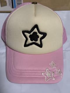 スターチームピンクキャップ star team スターチーム メッシュキャップ ピンク - メルカリ