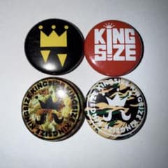 KING SIZE ピンバッジ4個セット - メルカリ