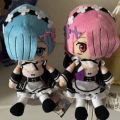 即購入可 リゼロ レムラムぬいぐるみ KADOKAWA公式のサムネイル