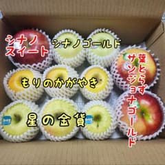 秋のりんご贅沢5品種 プレミアム食べ比べミックスのサムネイル