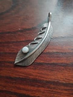 フェザー ペンダントトップ 約5cm Silver925のサムネイル