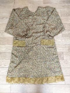 割烹着 エプロン エプロンワンピース スモック チュニック キッチンウェアのサムネイル
