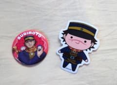 골든 카무이 스기모토 사이치 TOPPA!!BASE 캔 배치 스티커