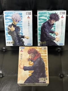 ラウンドワン限定　アニメ『呪術廻戦』5周年Luminasta フィギュア　３個