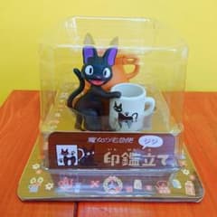 Kiki's Delivery Service Jiji figurine stamp holder Ghibli goods
