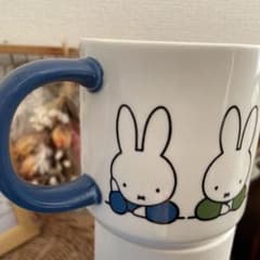 ミッフィー マグカップ 青いハンドルのサムネイル