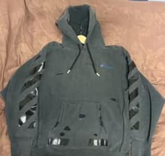 off-white チャンピオン　コラボ　パーカー ダメージ加工のサムネイル